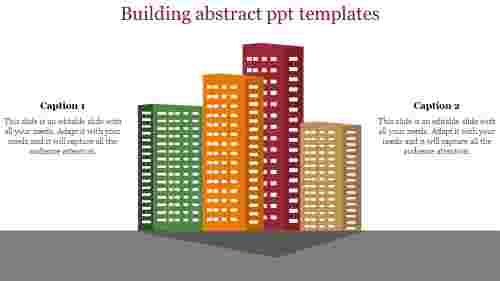 abstract ppt templates-Building abstract ppt templates